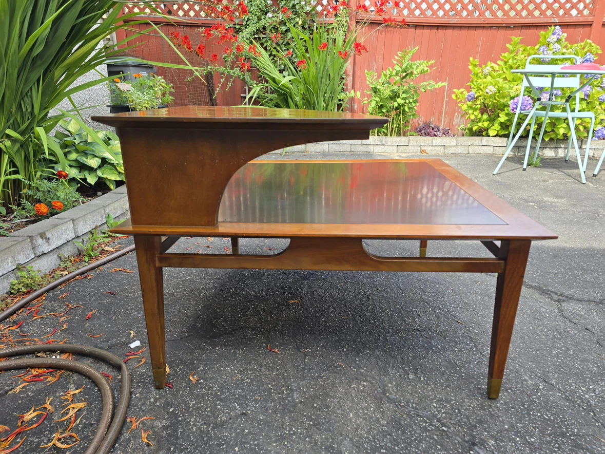Retro MCM Tiered End Table - photo 2