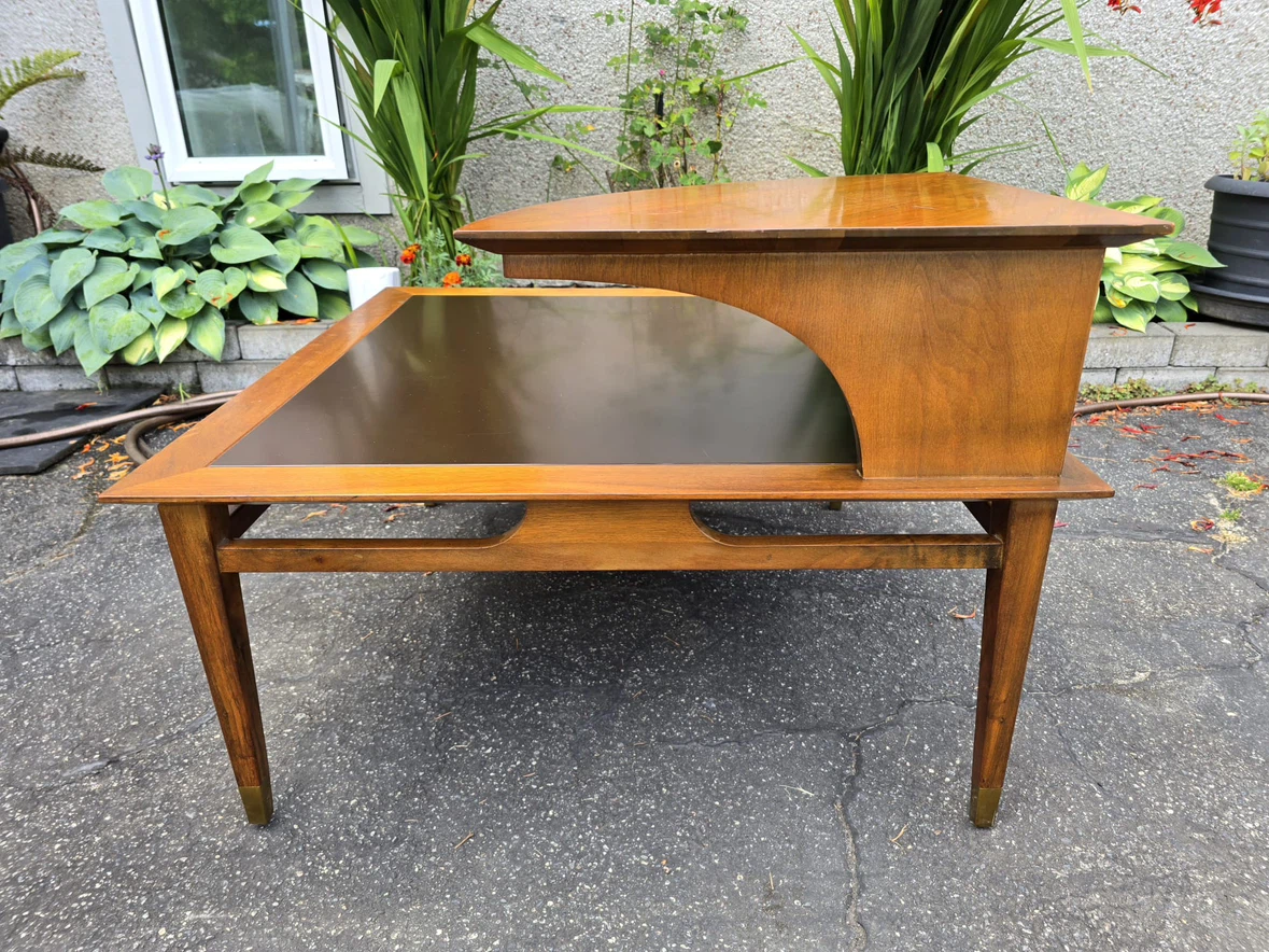 Retro MCM Tiered End Table - photo 3