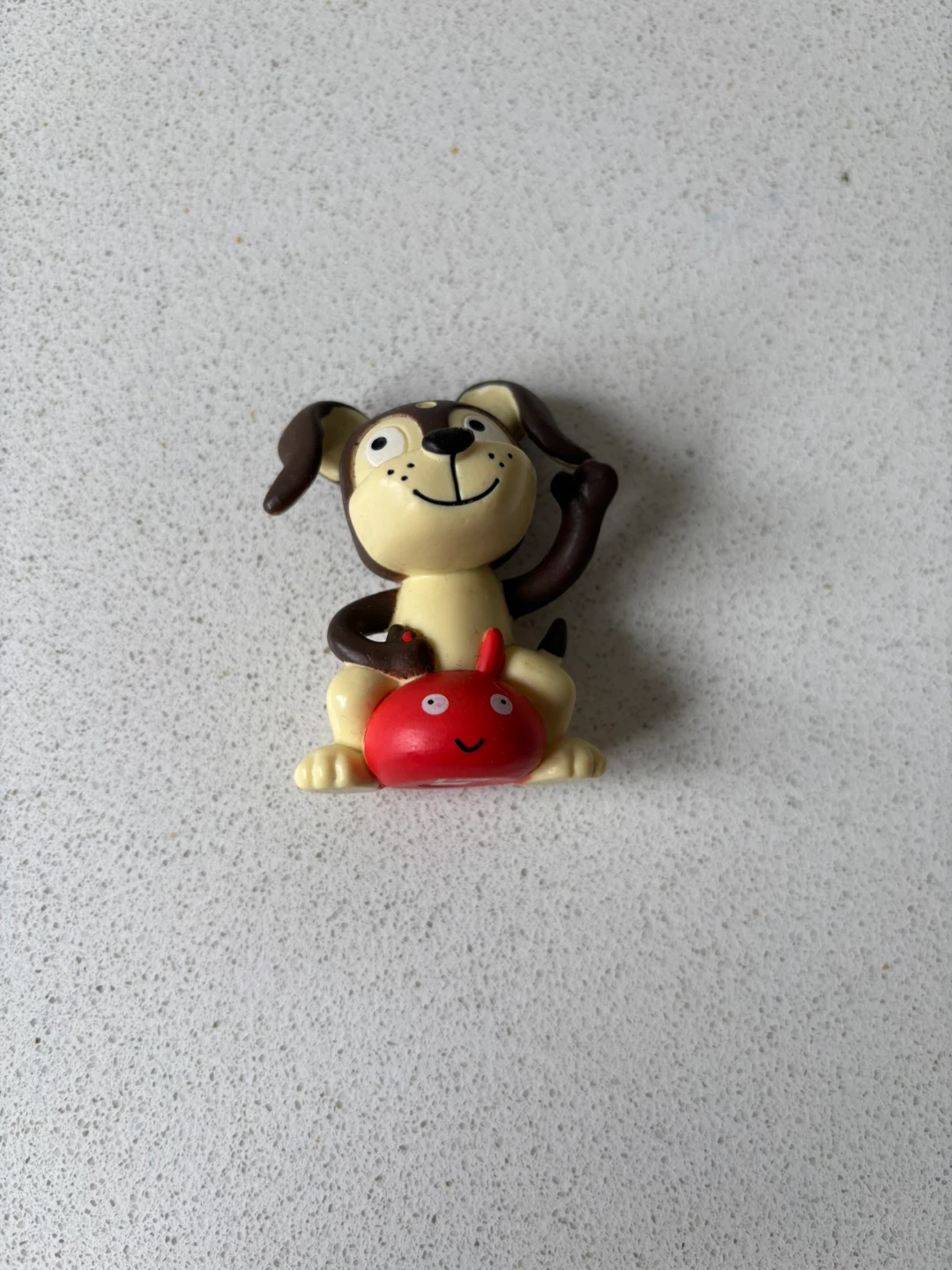 Dog with Ladybug Toy Figurine for Toniesbox