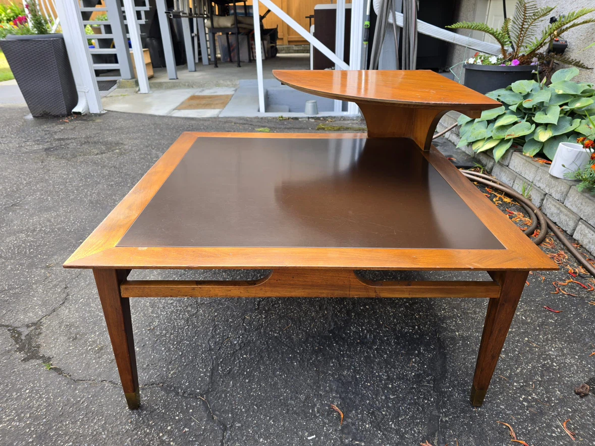 Retro MCM Tiered End Table - photo 5