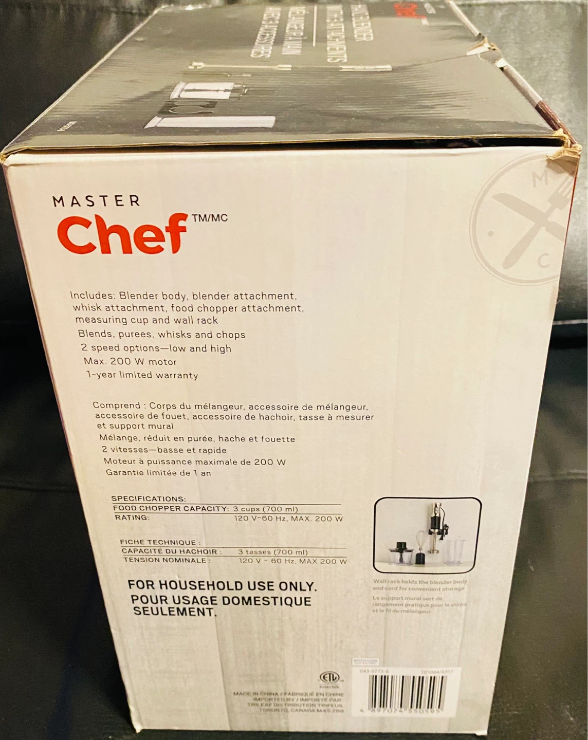🥣 Brand New Master Chef Hand Blender – 3-in-1 Set - photo 4