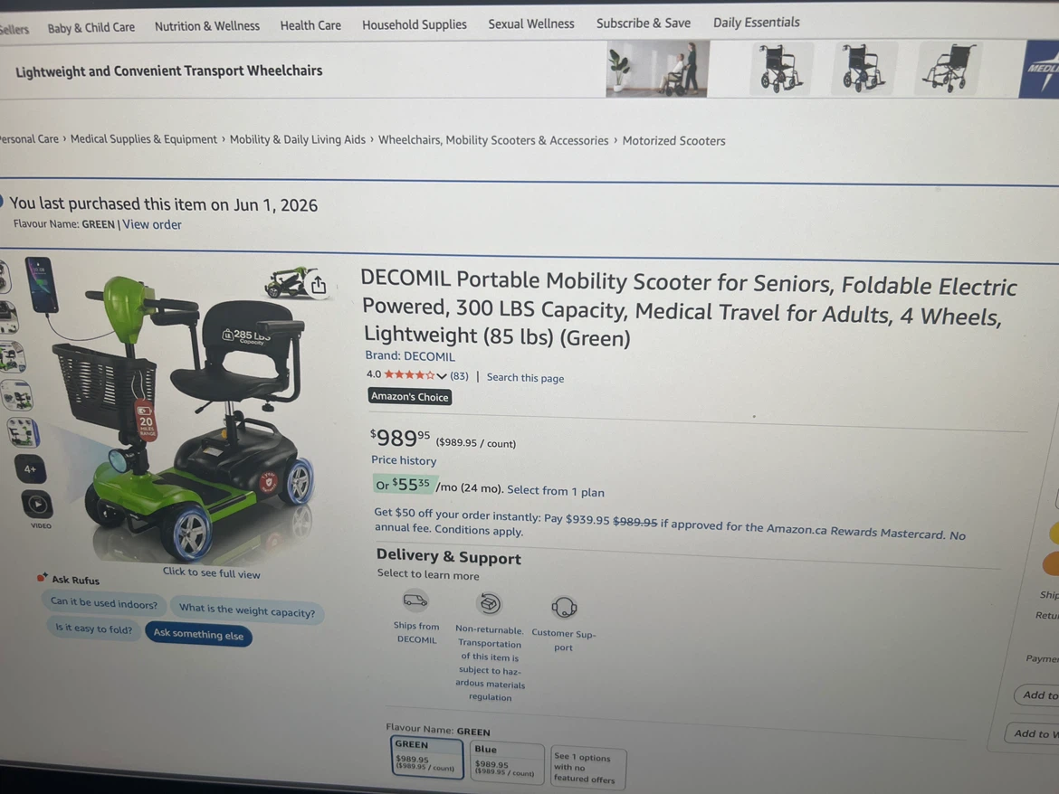 Drive Medical Mobility Scooter - photo 5