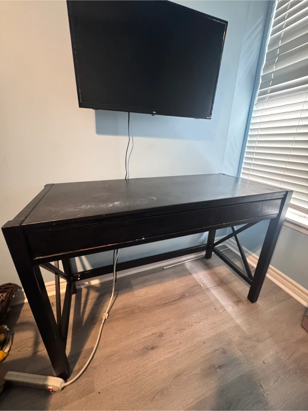 Dark espresso desk