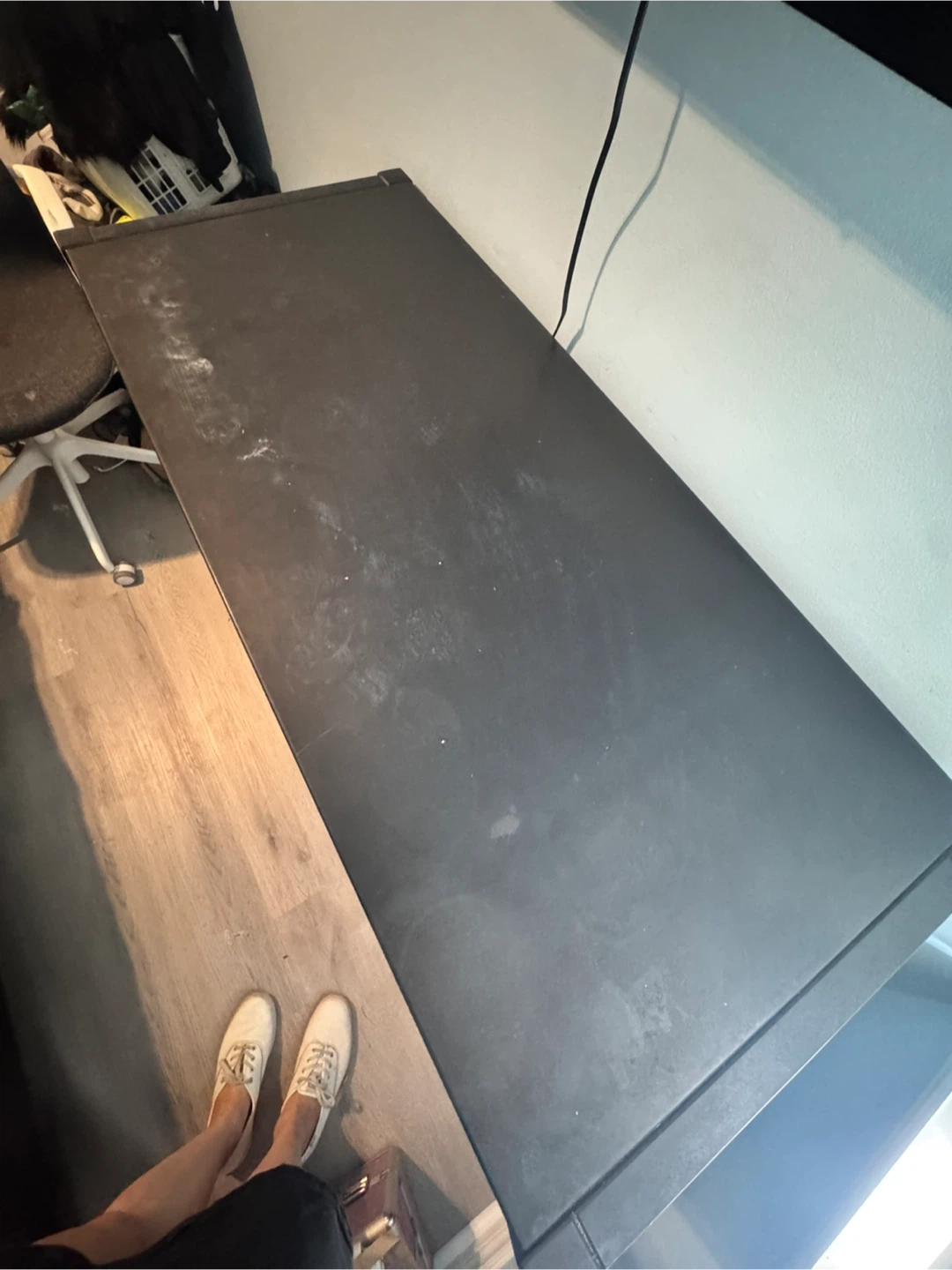 Dark espresso desk - photo 2