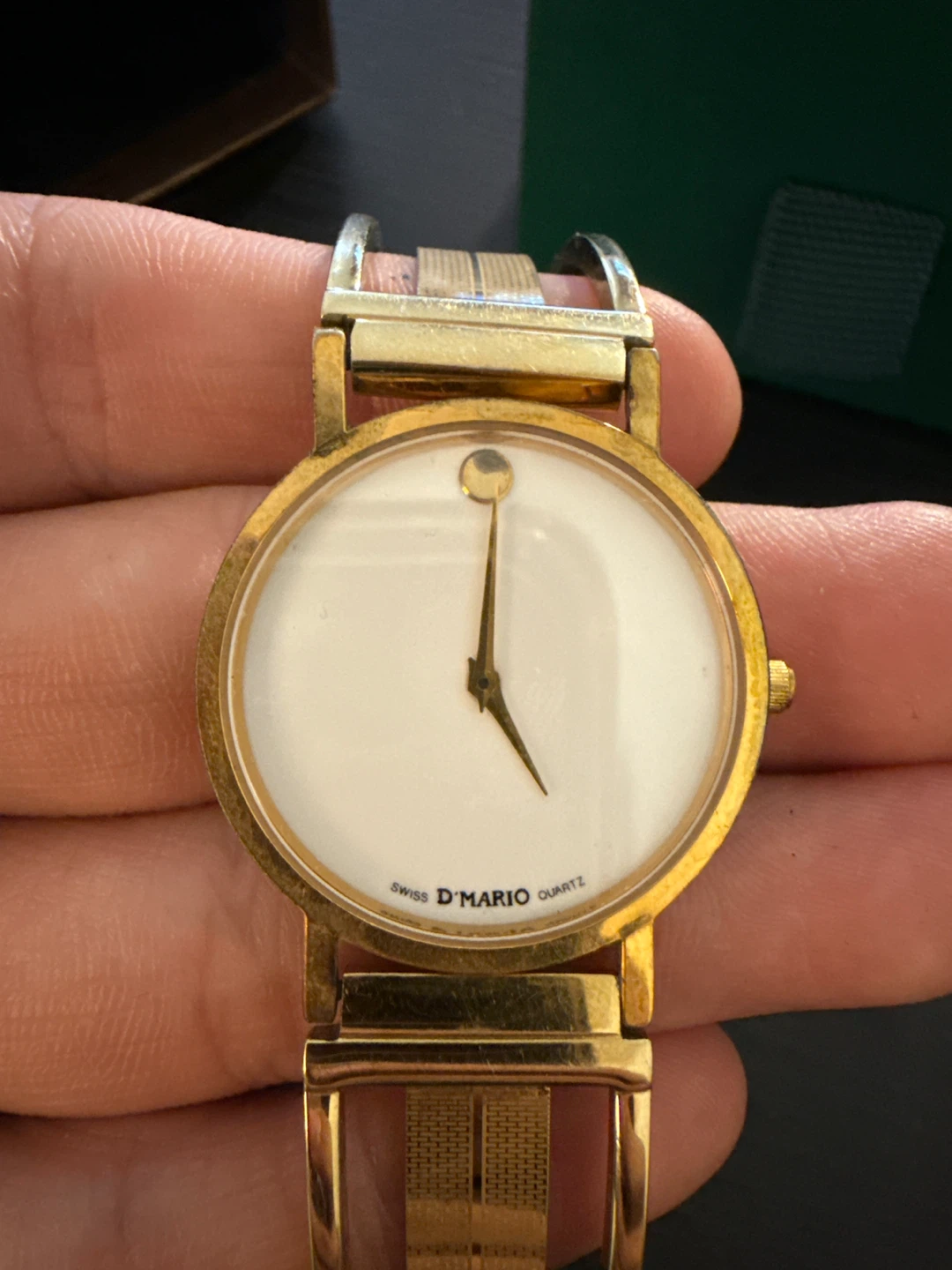 D'Mario Swiss Quartz Watch - Gold Tone - photo 3