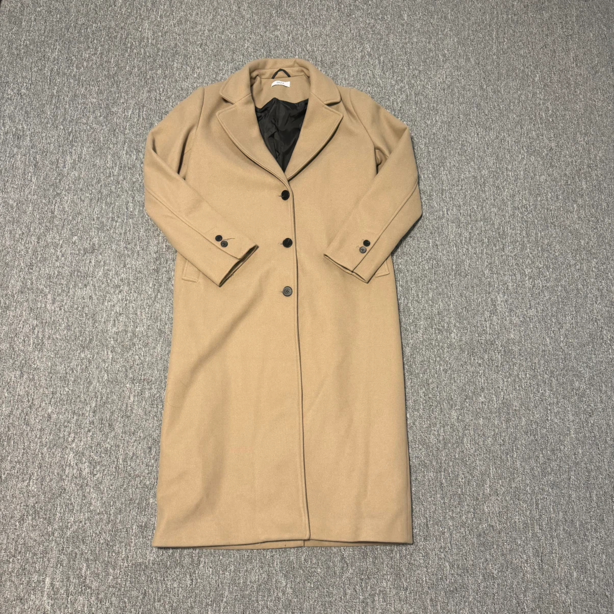 Suzy Women's Camel Wool Blend Long Coat