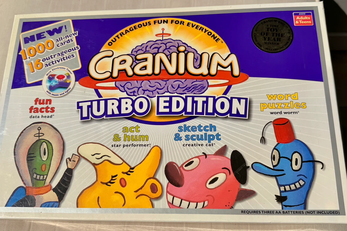 Cranium Turbo Edition Board Game – super fun!