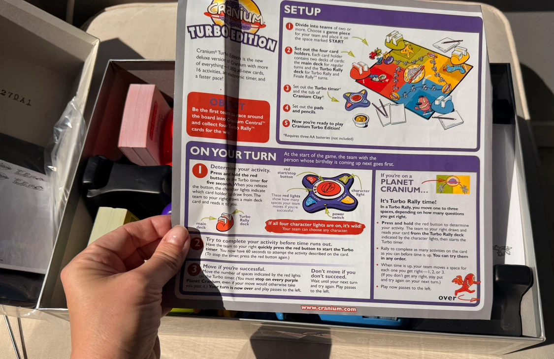 Cranium Turbo Edition Board Game – super fun! - photo 4