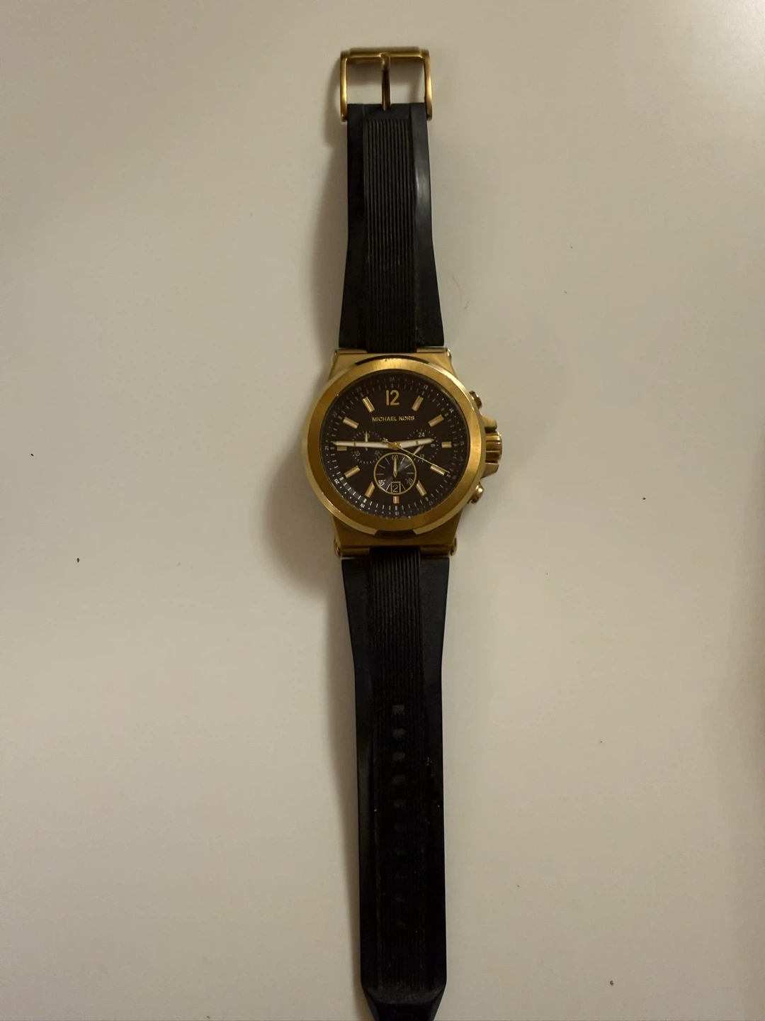 Michael Kors Gold Tone Chronograph Watch