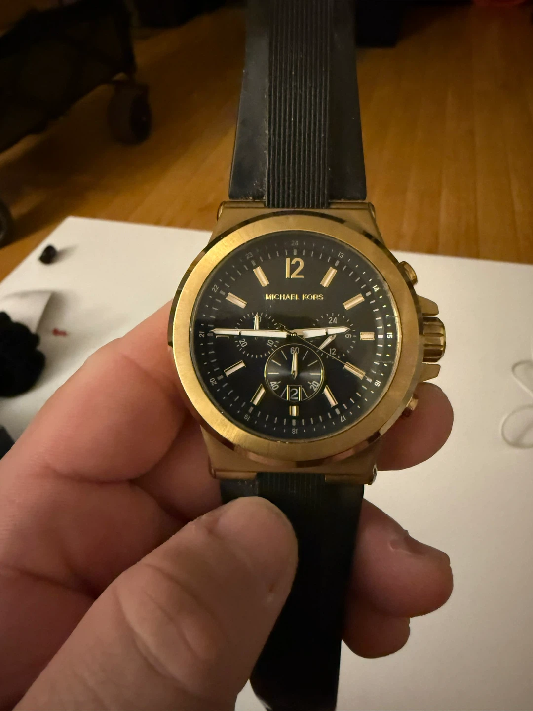 Michael Kors Gold Tone Chronograph Watch - photo 2