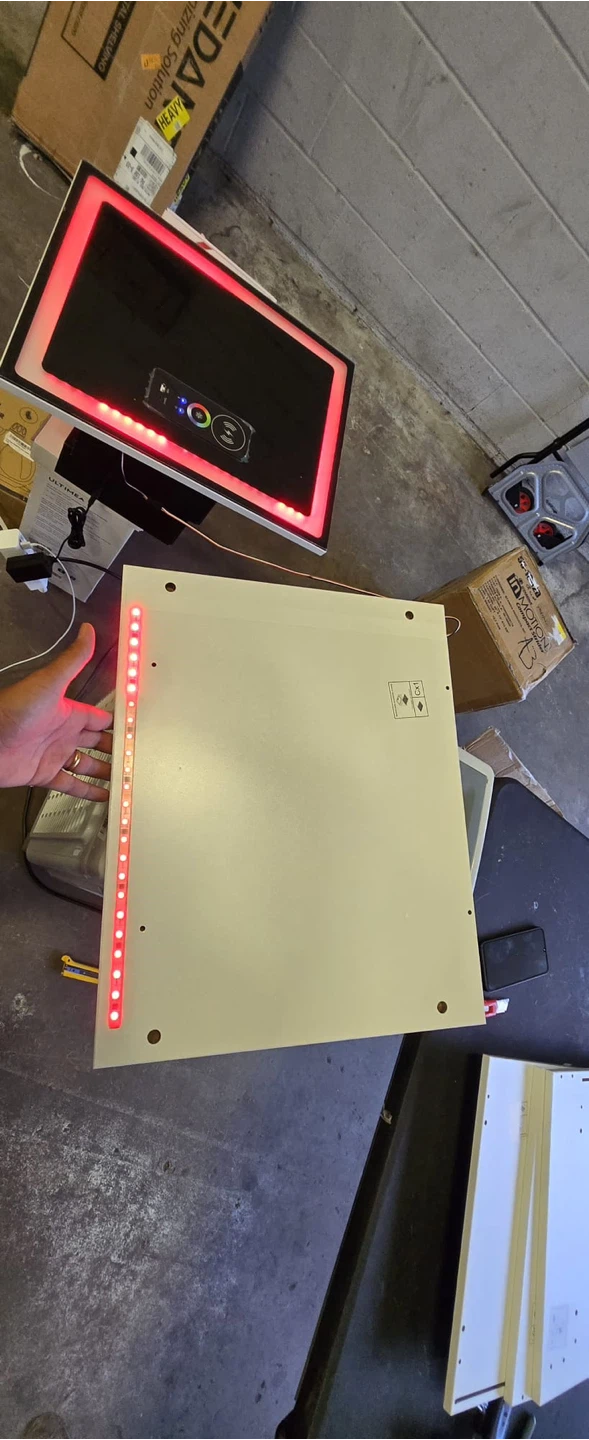 Modern Led Nightstand With Wireless Charging - photo 5