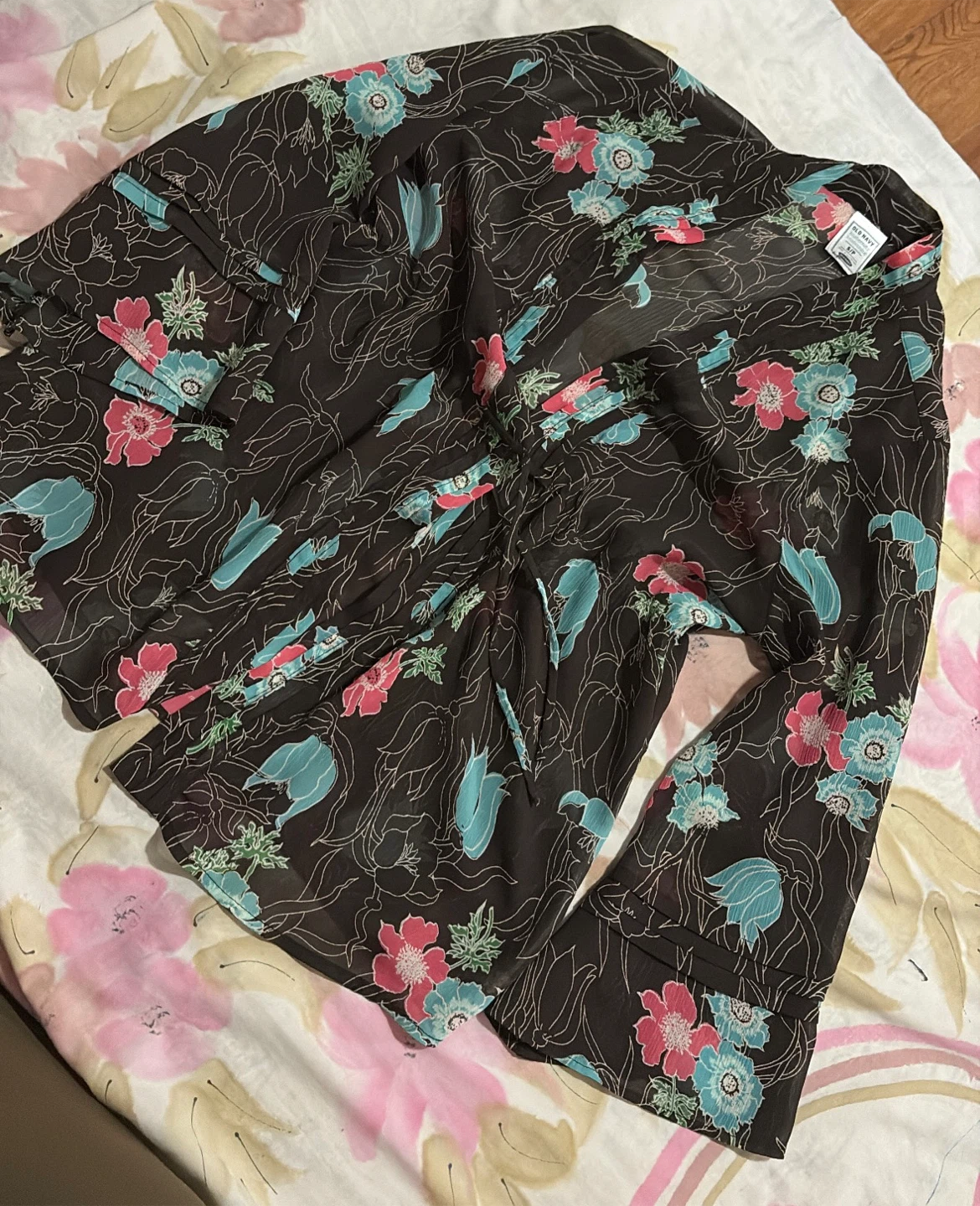 Old Navy Maternity Kimono Top - Floral Print - S/P - photo 2