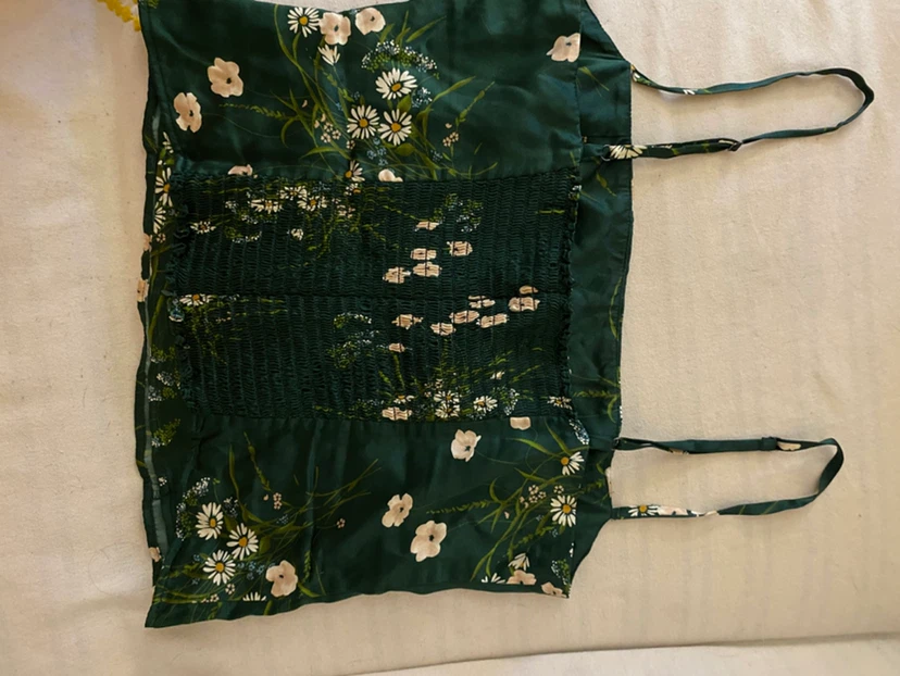 Reformation Floral Smocked Camisole - photo 2