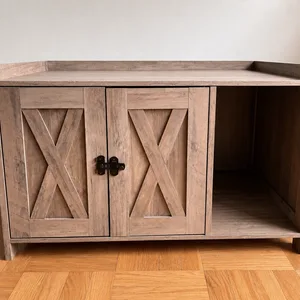 Hidden Cat Litter Box Enclosure / Litter Box Furniture