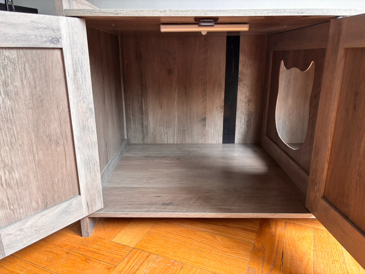 Hidden Cat Litter Box Enclosure / Litter Box Furniture - photo 3