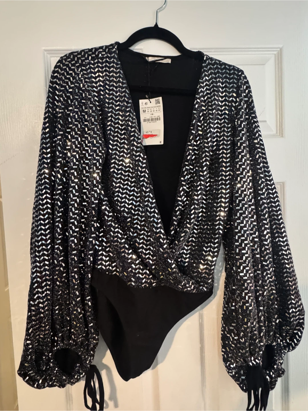 Zara glittery body suit