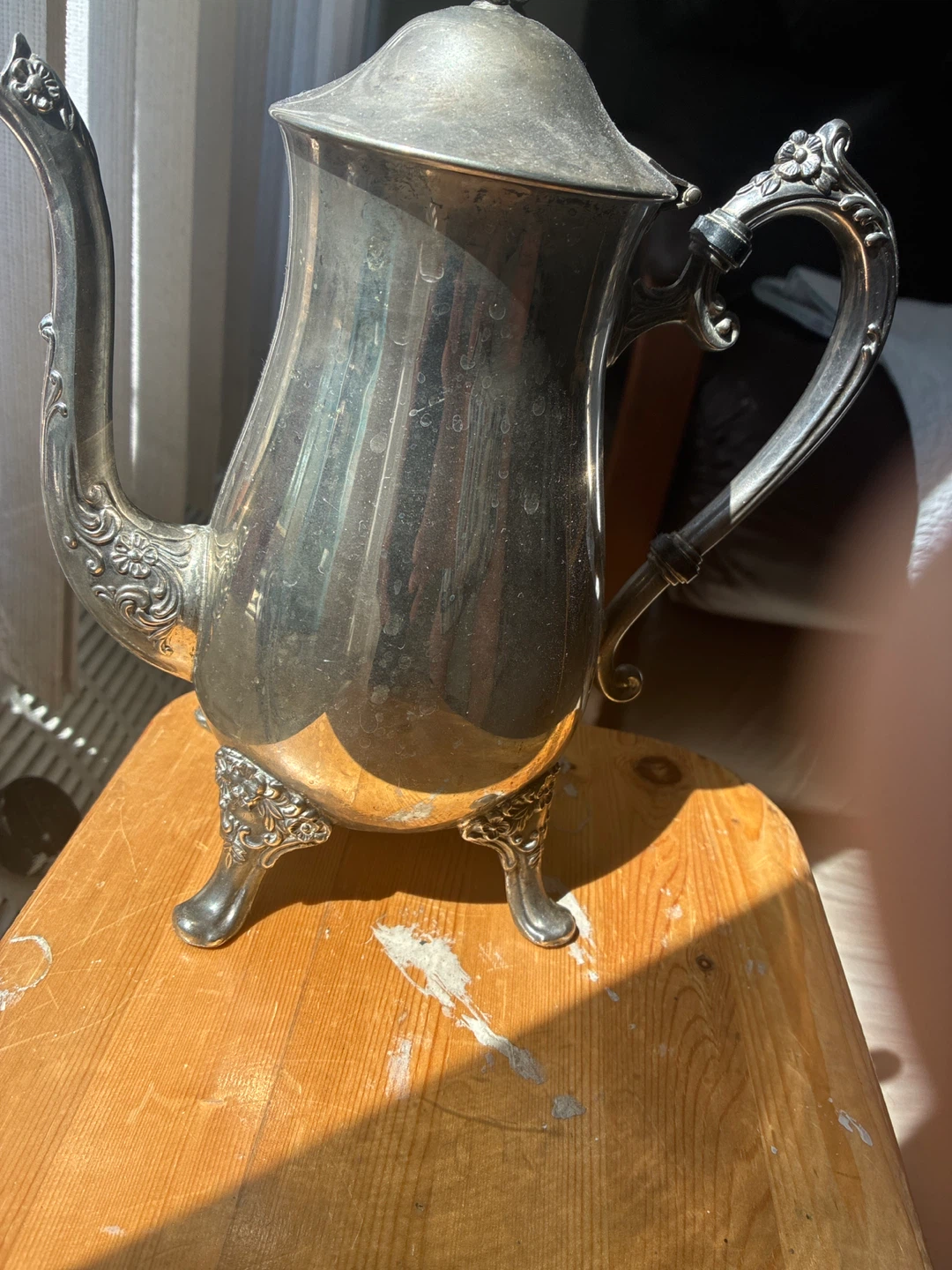 Vintage Silver Plated Coffee Pot
