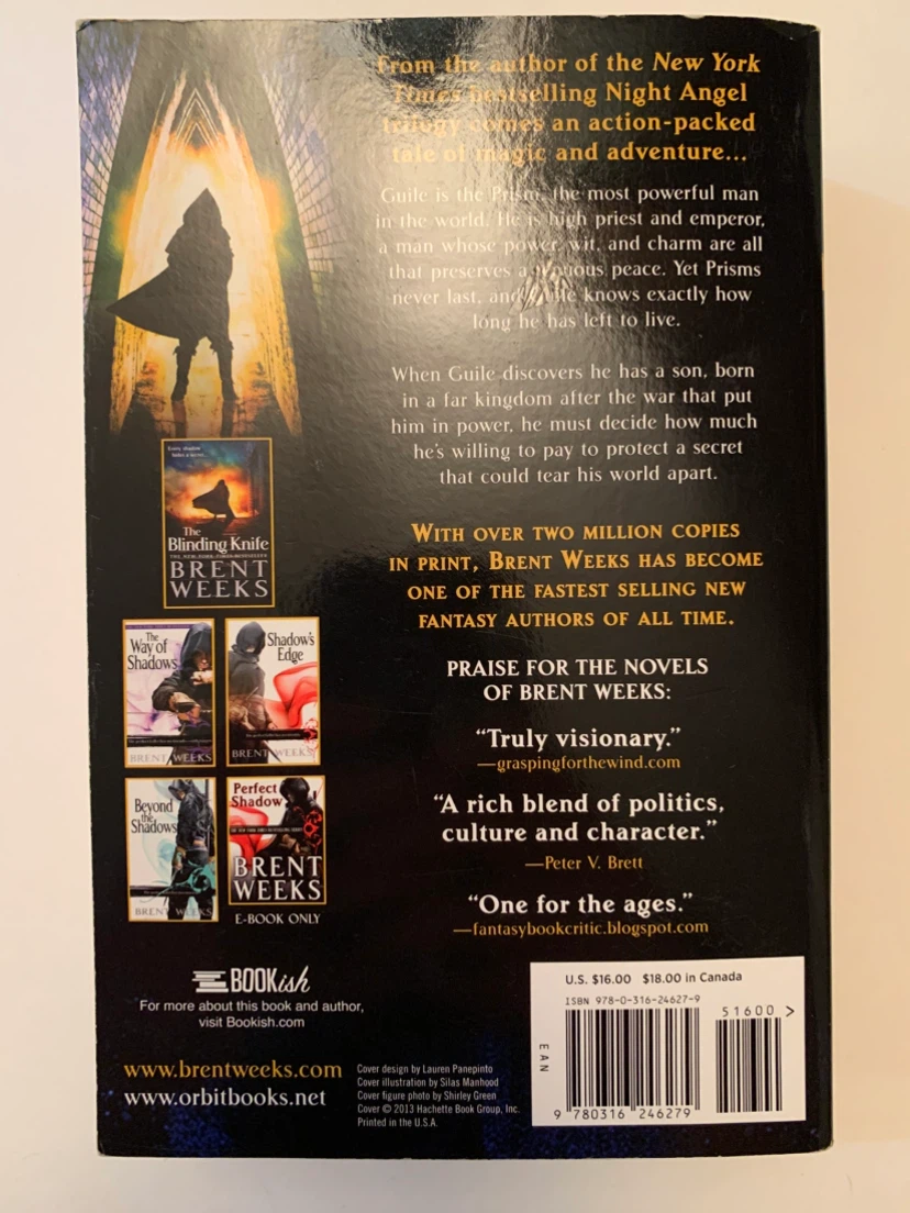 The Black Prism by Brent Weeks - photo 2