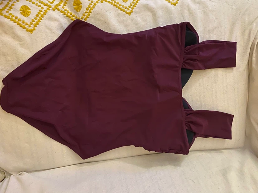 Maroon One-Piece Swimsuit XL - photo 2