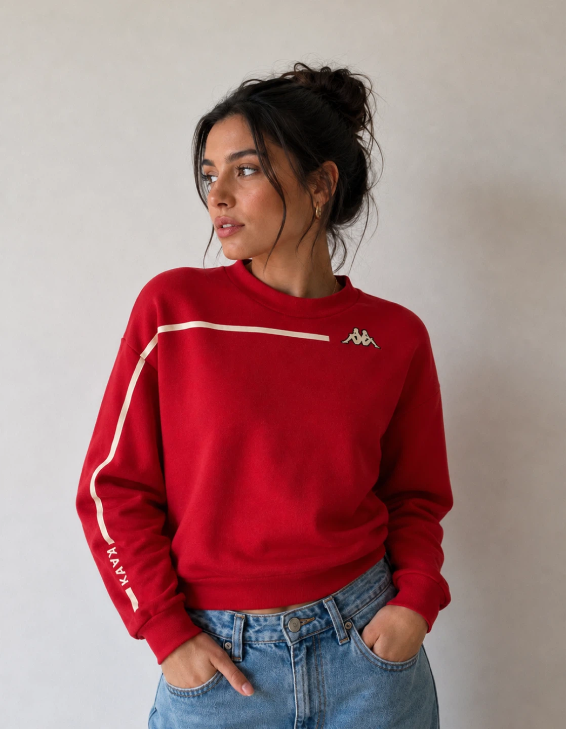Kappa Red Sweatshirt - Small