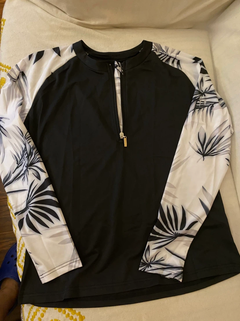 Rash Guard Swim Top, XL