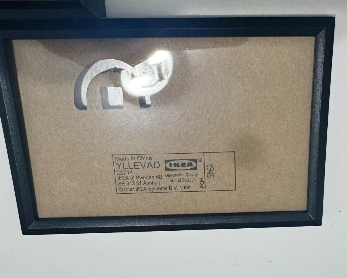 IKEA YLLEVAD Black Picture Frame ( 5 units) - photo 2
