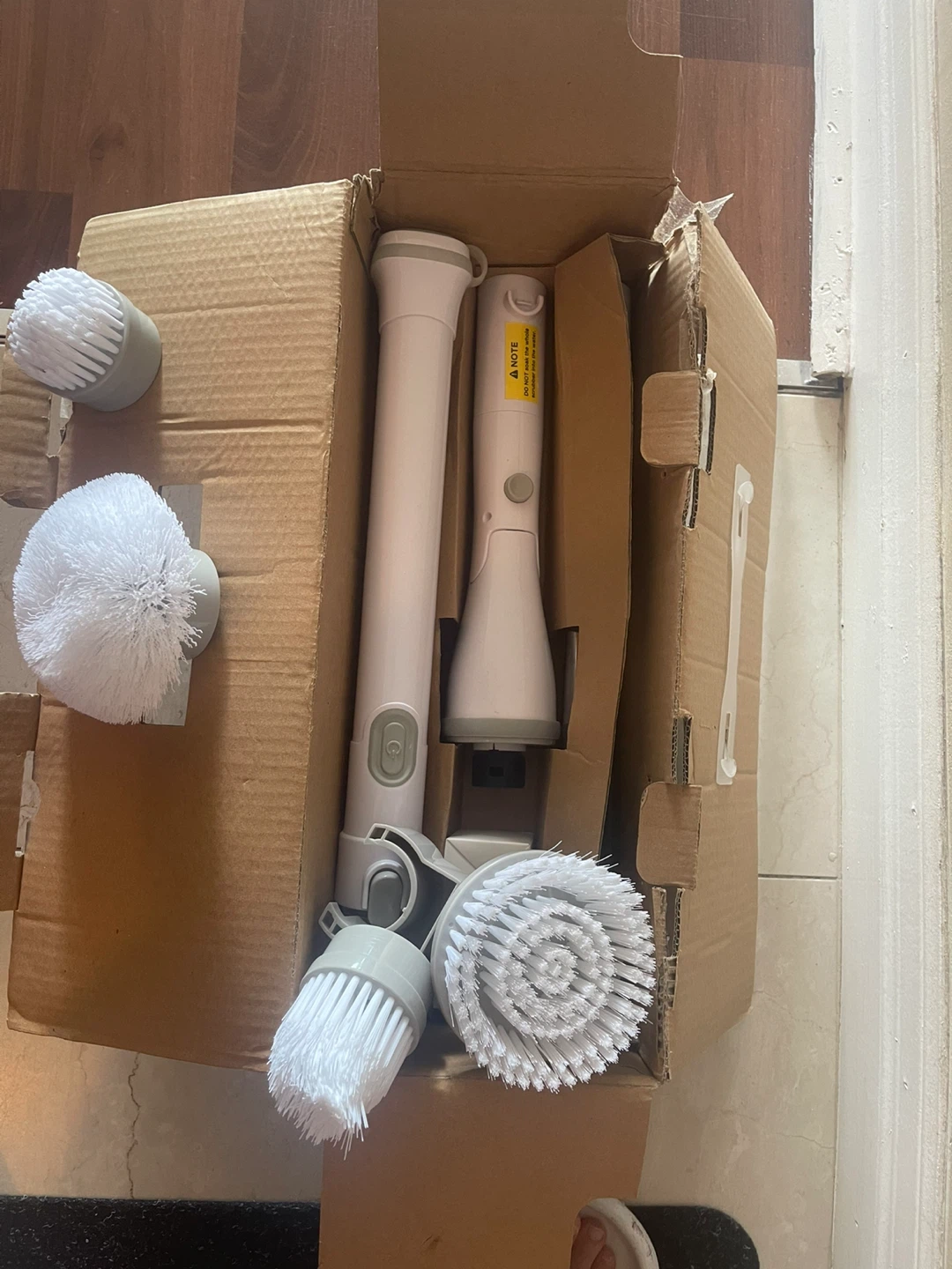 Electric Cleaning Brush Set for bathrooms and kitchen