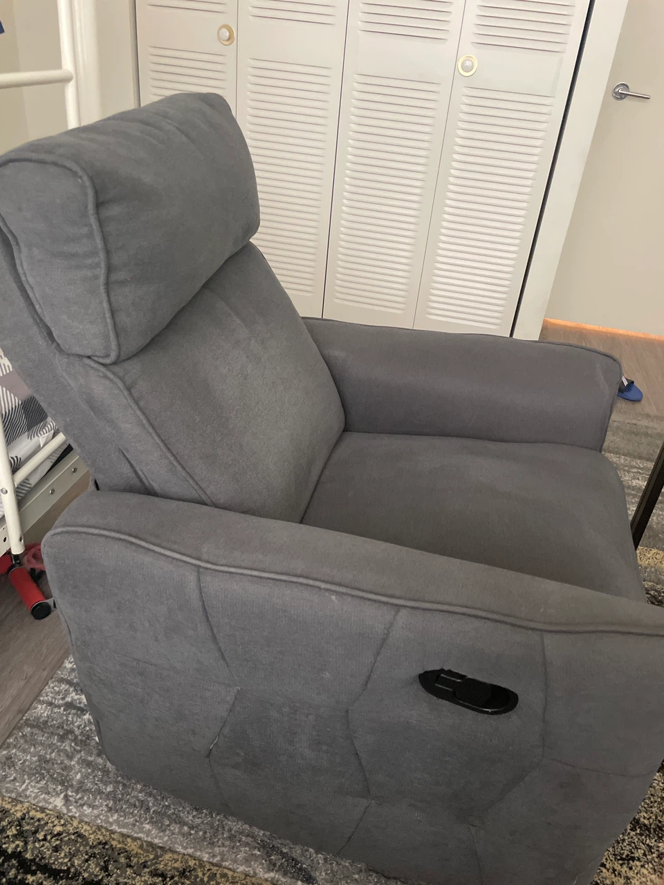 Grey Recliner Chair - photo 2