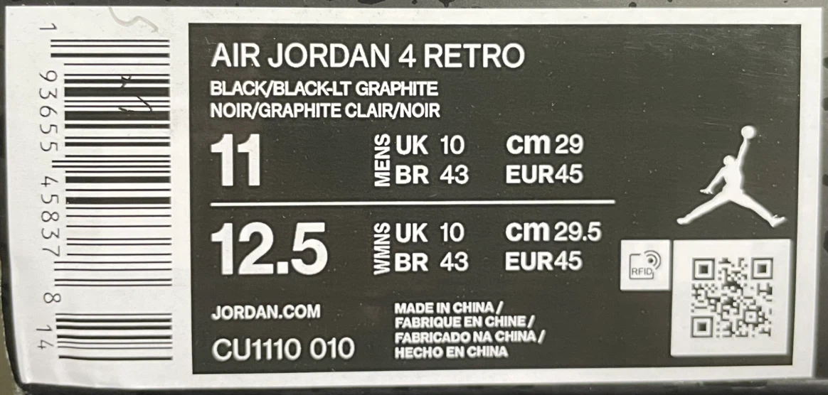 Jordan 4 Black Cat - photo 5