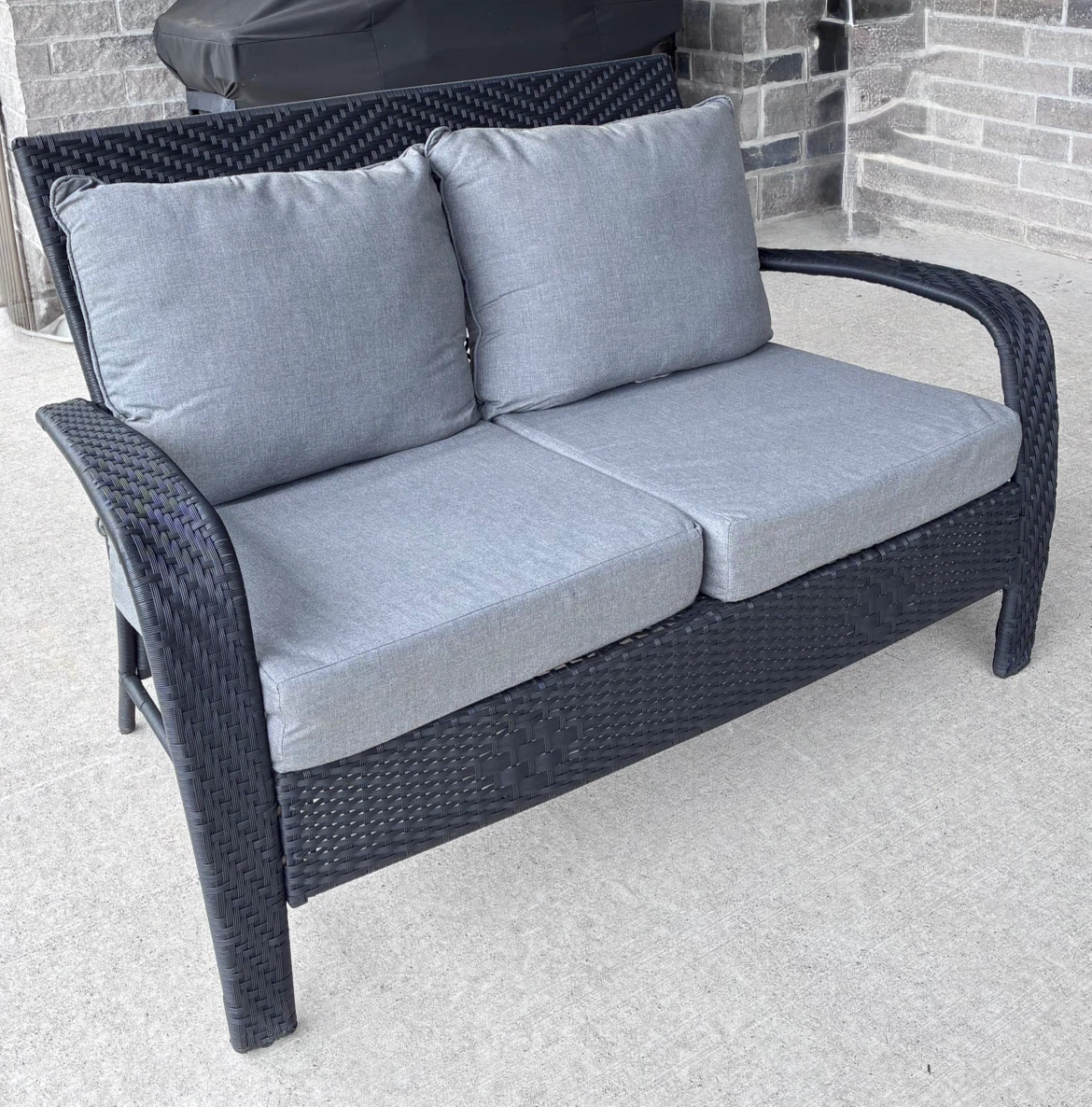 Patio Wicker Furniture Set with Cushions - photo 2