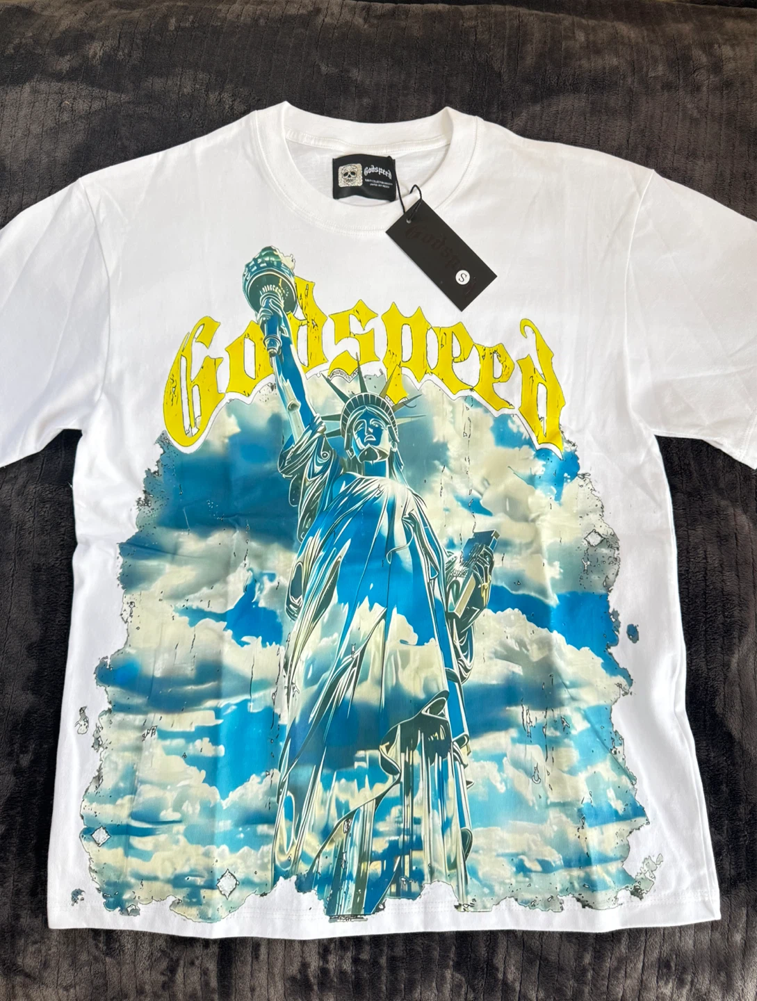 Godspeed Statue of Liberty T-Shirt - Size S