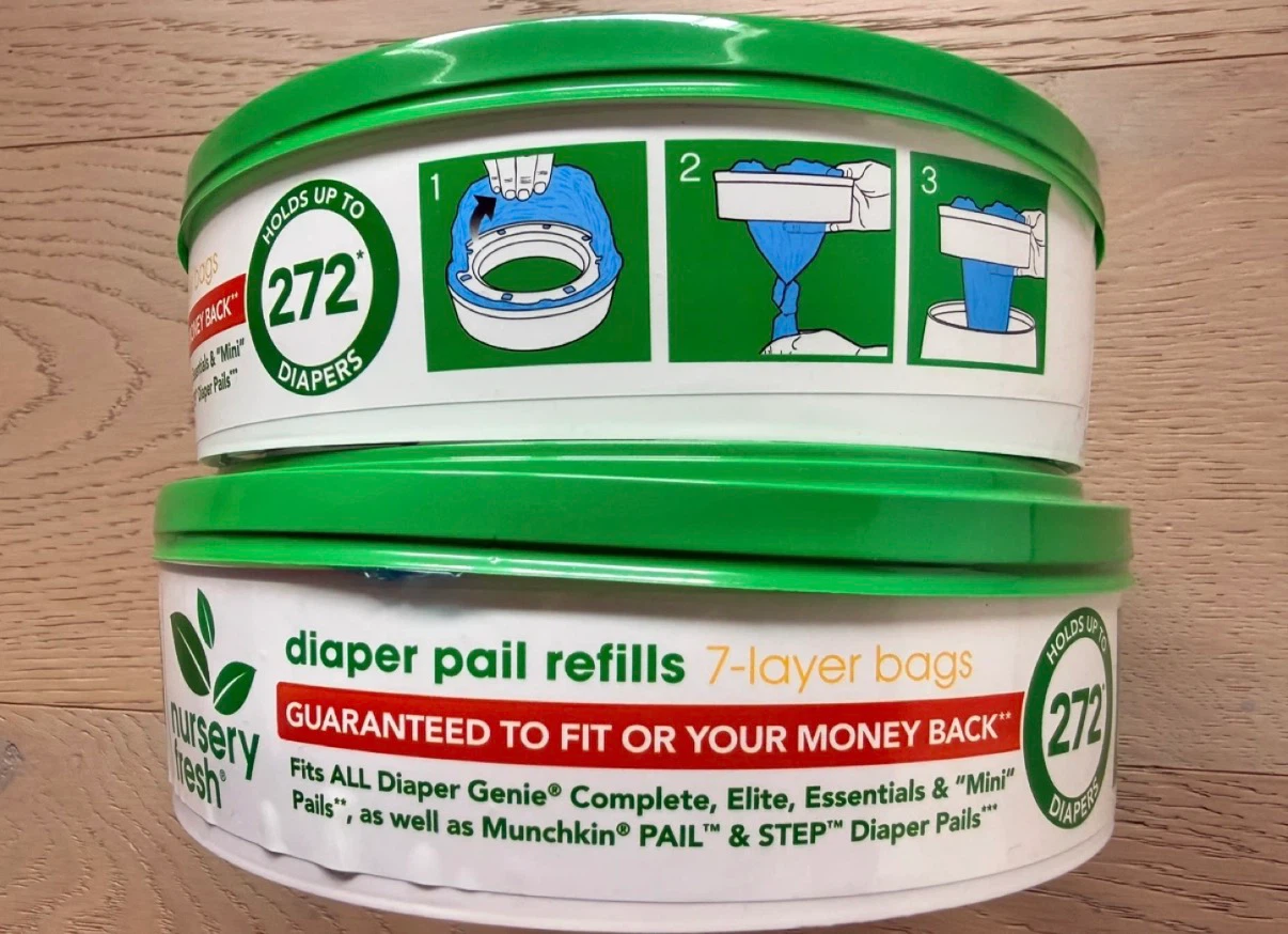 Diaper Genie Nursery Fresh Diaper Pail Refills + odor filter - photo 2