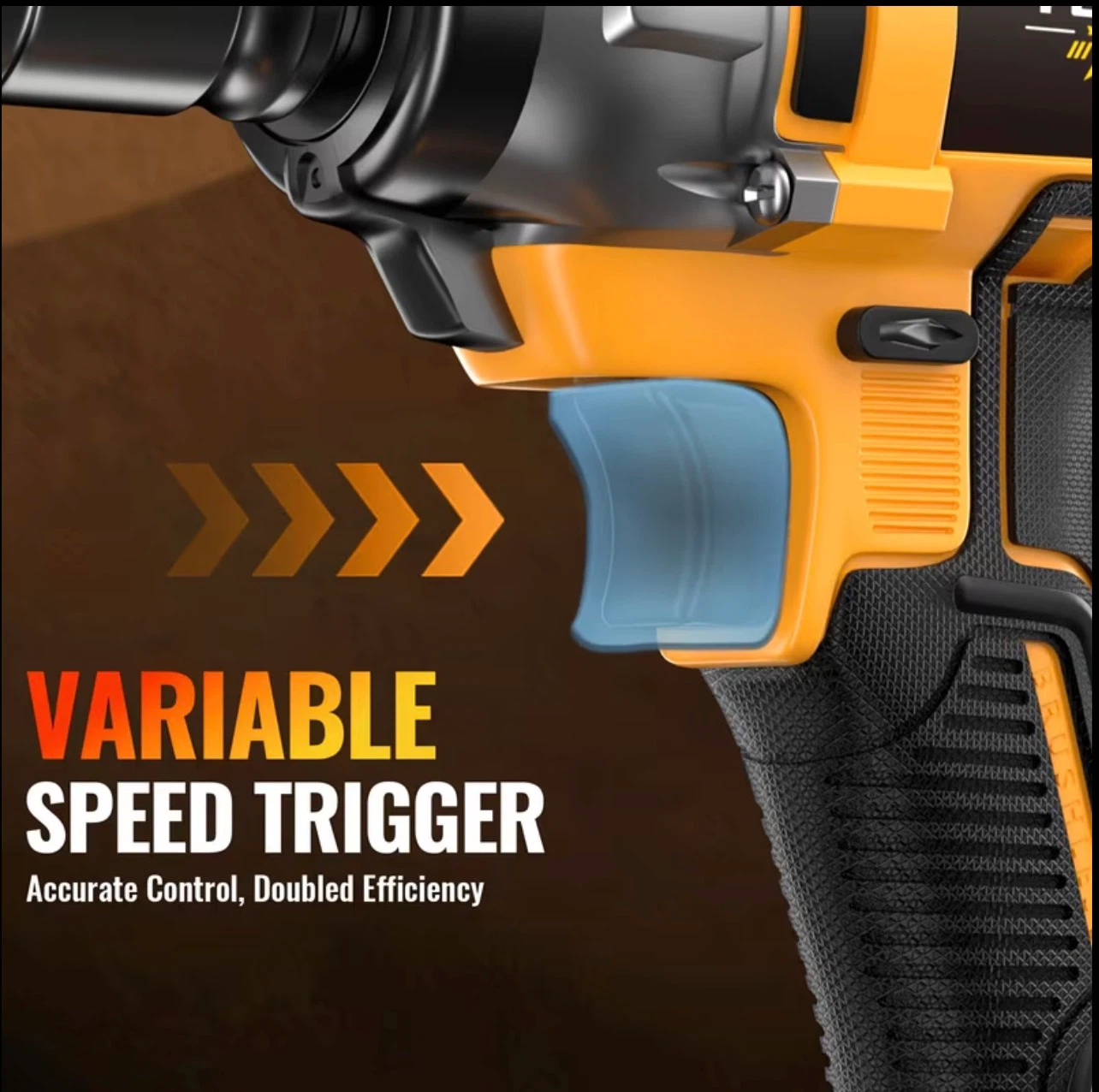 21V Cordless Impact Wrench with 4000mAh Battery - photo 5