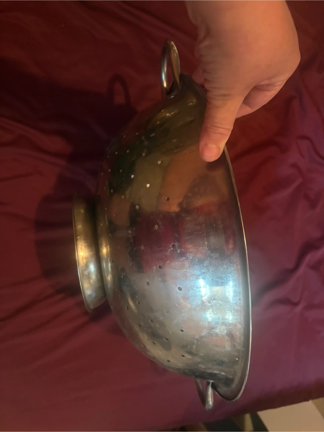 Metal Colander with Handles - photo 2