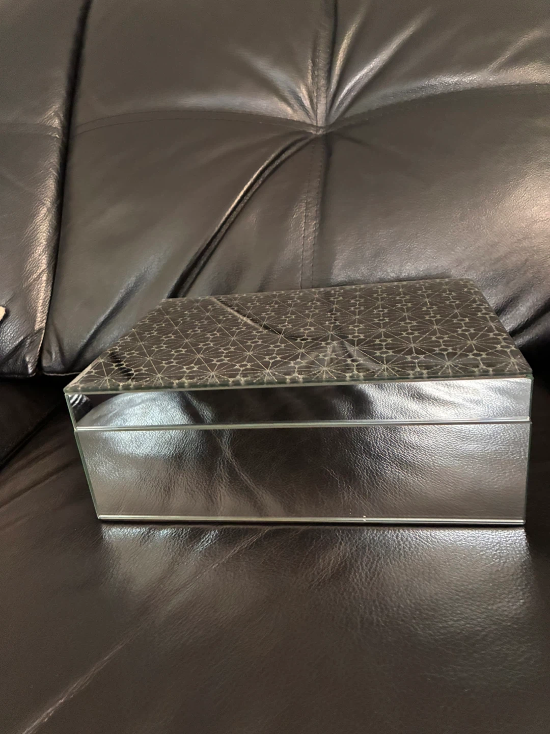 Decorative Glass Jewelry Box