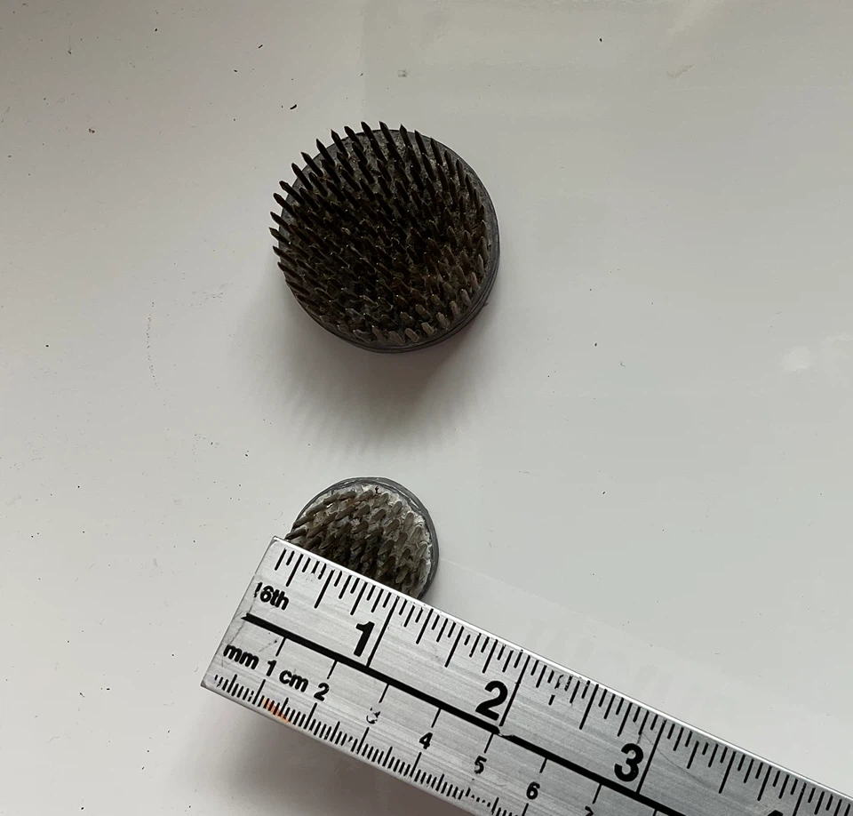 Vintage Metal Flower Frogs for flower arrangements - Set of 2 - photo 4