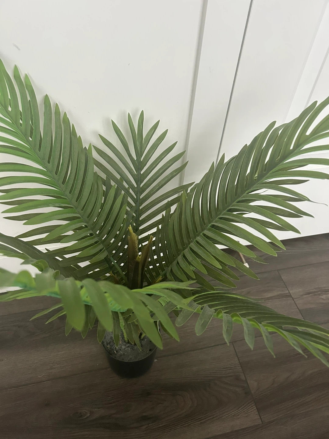 Artificial Palm Plant in Black Pot