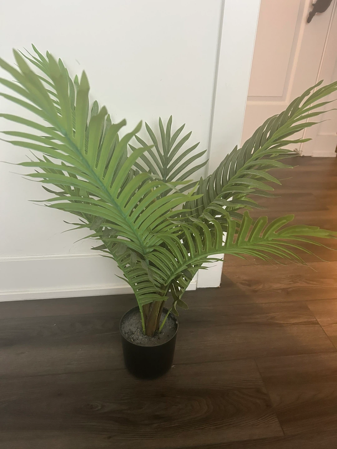 Artificial Palm Plant in Black Pot - photo 3