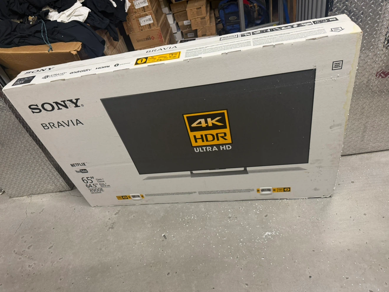 Sony Bravia 65" 4K HDR Android TV X900E