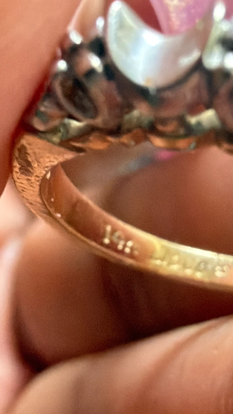14k diamond ring and band - photo 4