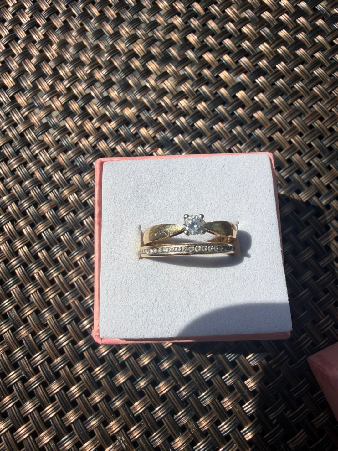 14k diamond ring and band - photo 5