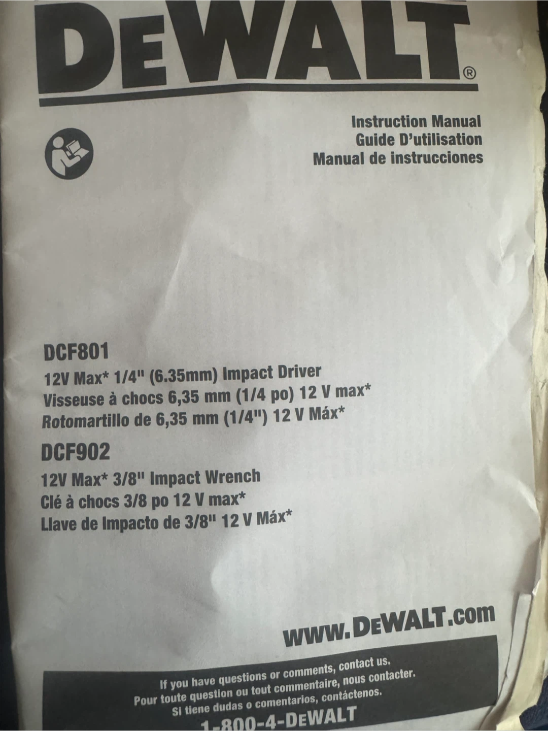 DeWalt 12V Impact Driver Batteries, Charger & Bag - photo 4