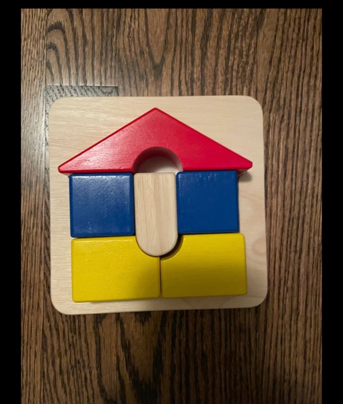 Wooden House Shape Sorter Puzzle