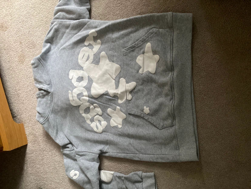 Grey spider hoodie size s