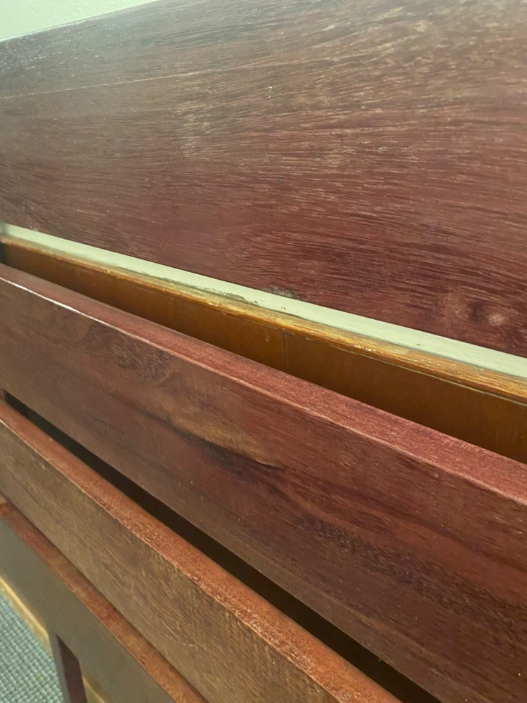 Purpleheart wooden Headboard
