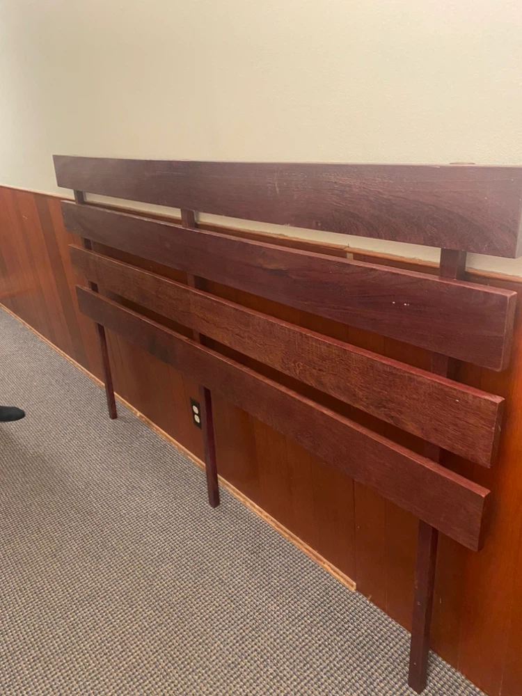 Purpleheart wooden Headboard - photo 2
