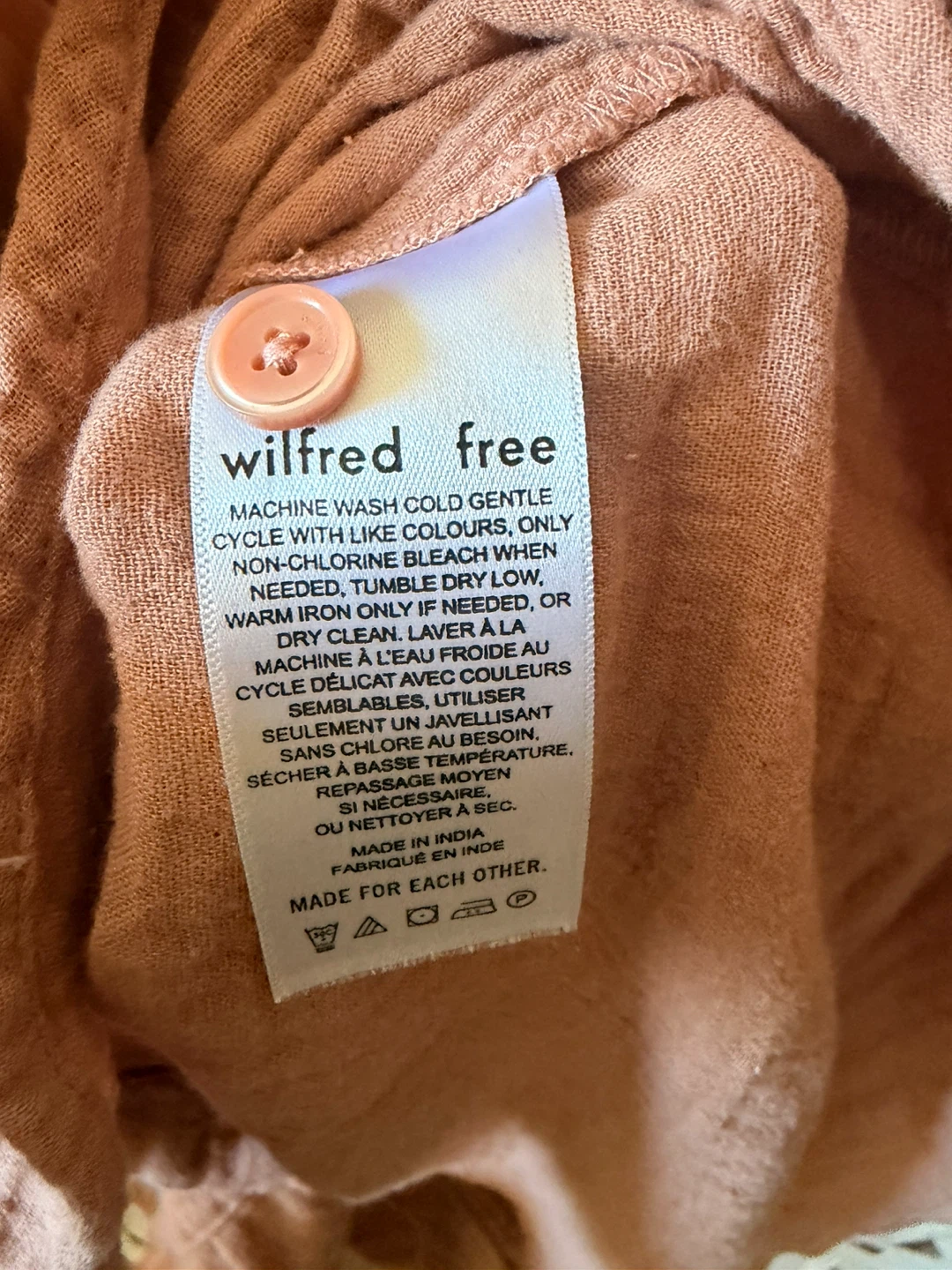 Wilfred Free Organic Cotton Shirt - XS - photo 3