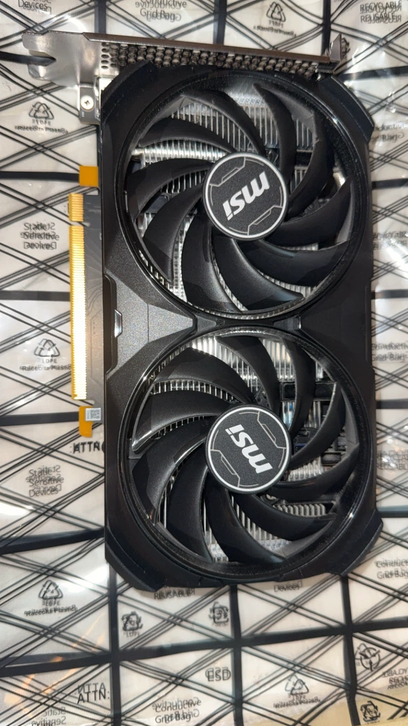 MSI GeForce RTX 4060 Ti VENTUS 2X BLACK 8G OC