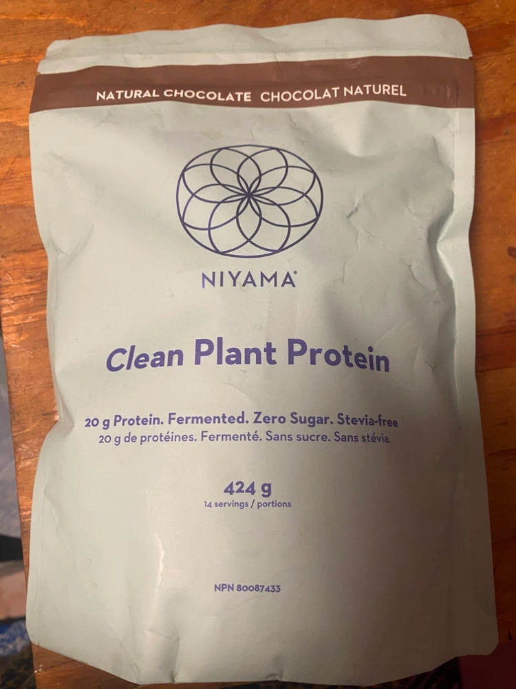 Niyama Clean Plant Protein Natural Chocolate 424g