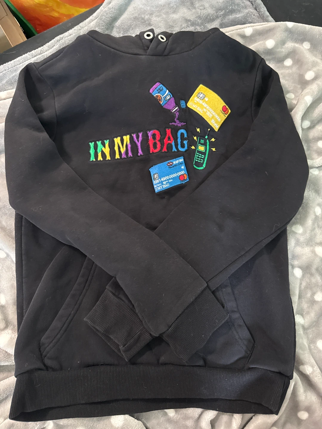 Black "In My Bag" Hoodie